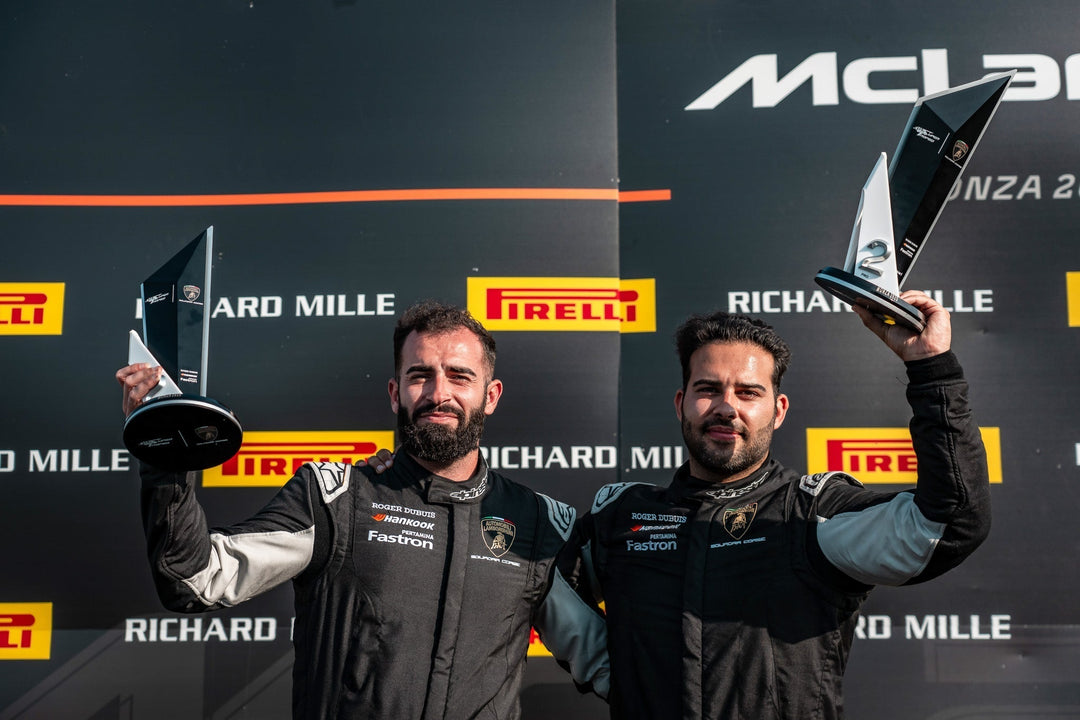 Fontana sul podio al debutto nell'Europeo Lamborghini Super Trofeo