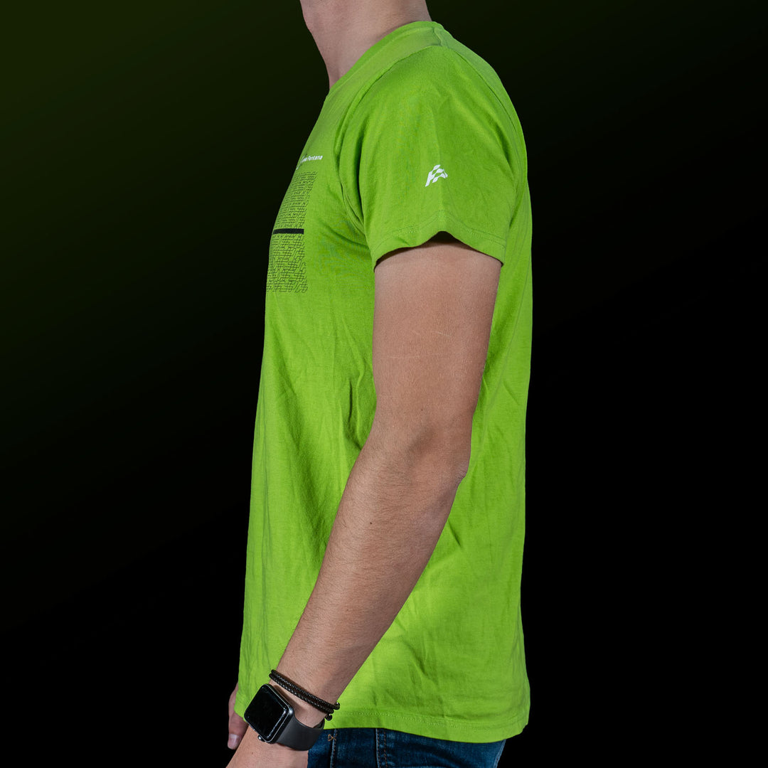 T-Shirt Verde con Logo - AF09